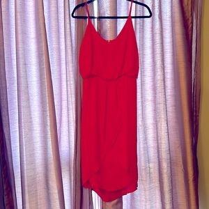 Womens red dress medium
